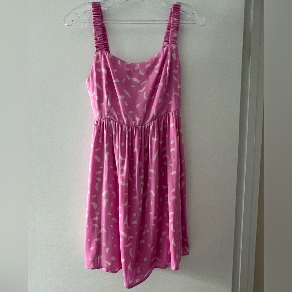 Urban Outfitters Saltwater Luxe Tank Printed Mini Cocktail Pink Dress Size S - Picture 5 of 14